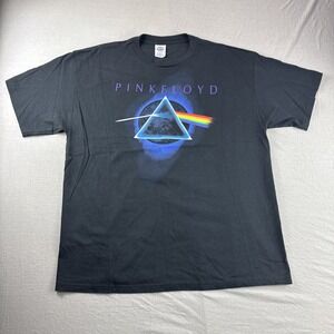 Pink Floyd Dark Side of the Moon T-Shirt Adult XL Black Delta Rock Music Band